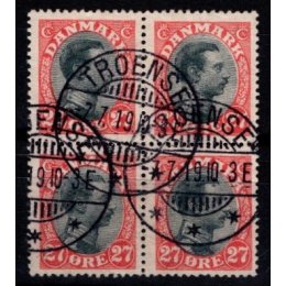 1918-20 - Danmark - AFA 102 - Frimærke - Stemplet.